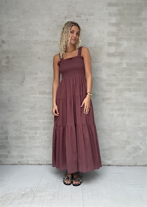 Nuda sl maxi kjole Mauve Lollys Laundry 